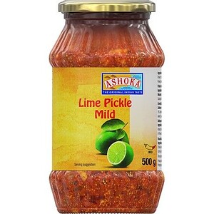 Asiatischer Lebensmittel Online-Shop. Lime Pickle Mild in Glas.