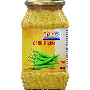 Asiatischer Chilli Pickle in Glas, 480g, authentisch und scharf.