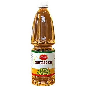 Asiatischer Lebensmittel Online-Shop, Senföl Flasche, asiatische Küche.
