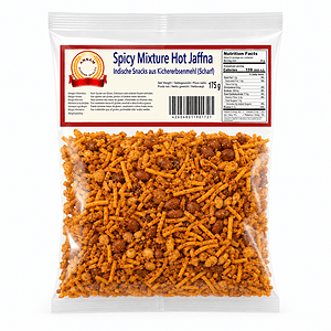 Asiatischer Snack Spicy Mixture Hot Jaffna, 175g, scharf.