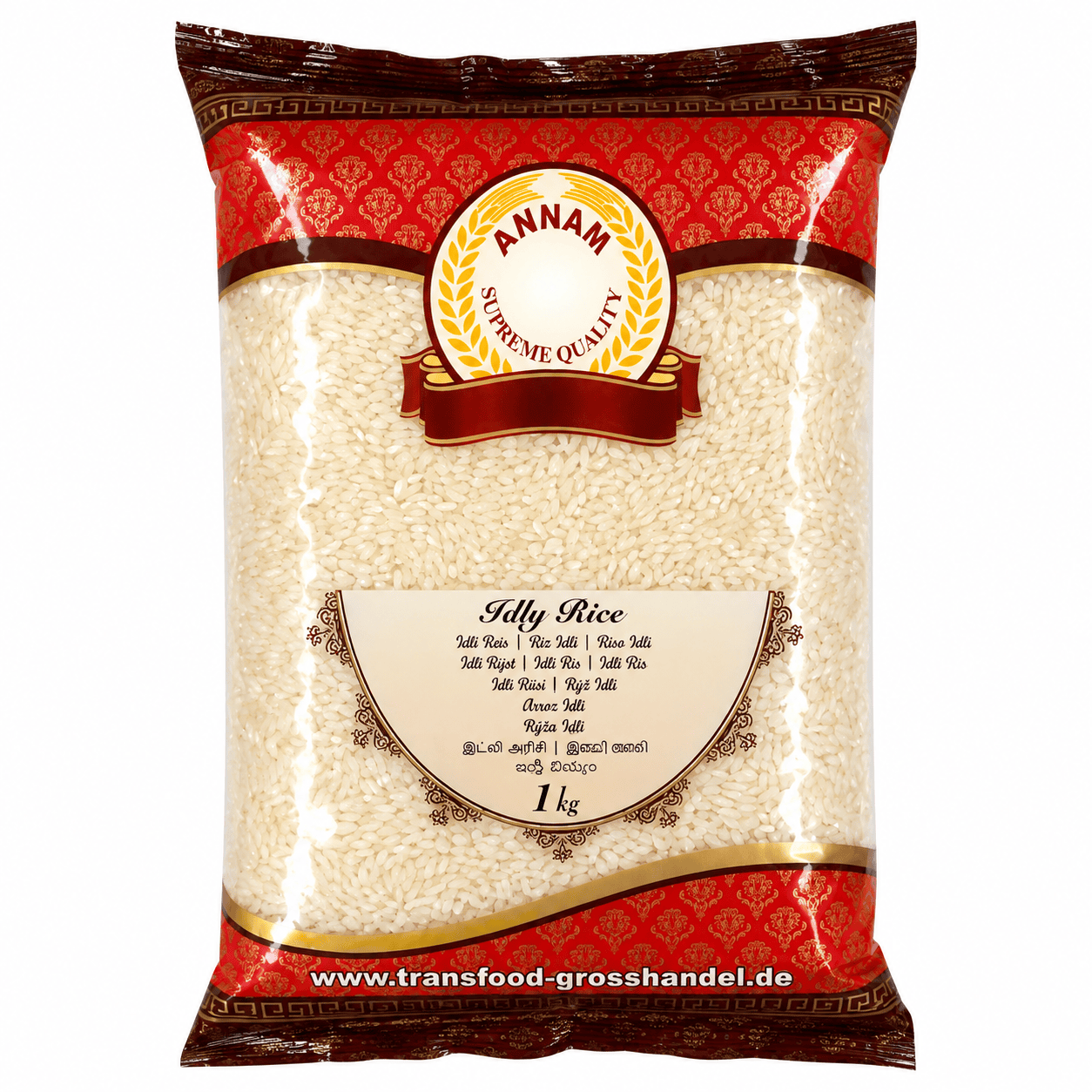Asiatischer Reis im 1kg Beutel, ideal für asiatische Gerichte.
