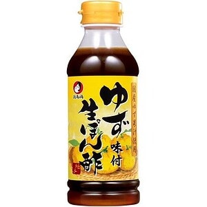 Asiatischer Lebensmittel Online-Shop, Yuzu-Sauce in Flasche.