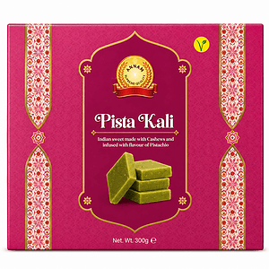 Asiatischer Pista Kali Süßigkeit mit Cashews und Pistazien.