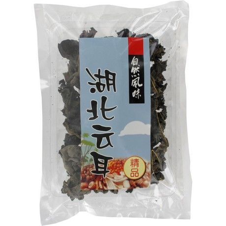 Asiatische Lebensmittel Online-Shop, getrocknete Pilze in Verpackung.