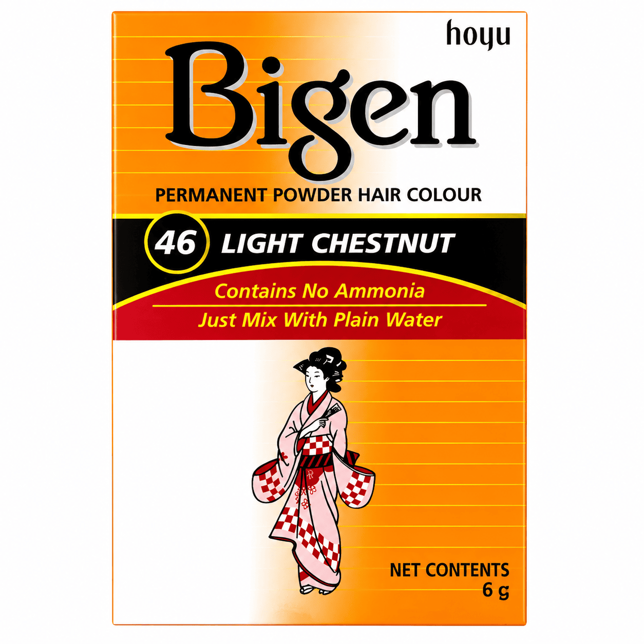 Asiatischer Lebensmittel Online-Shop, Haarfarbe Bigen Light Chestnut.