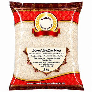 Asiatischer Lebensmittel Online-Shop, Ponni gekochter Reis 1kg.