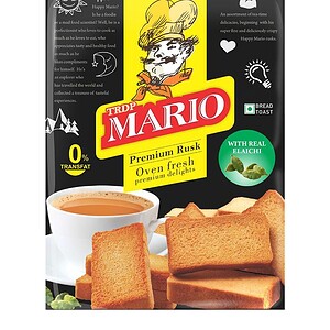 Asiatische Lebensmittel Online-Shop, Rusk mit Elachiblatt, Toast.