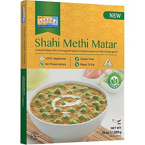Asiatischer Lebensmittel Online-Shop mit Shahi Methi Matar Gewürzpackung.