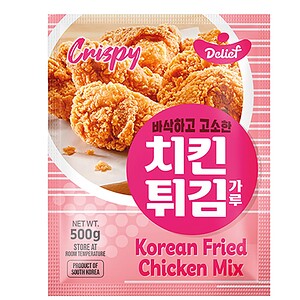 Asiatischer Lebensmittel Online-Shop mit koreanischem frittiertem Hähnchen-Mix.