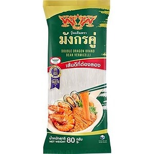 Asiatische Lebensmittel Online-Shop. Double Dragon Bohnen Vermicelli in Verpackung.