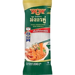 Asiatischer Lebensmittel Online-Shop mit Nudeln und Meeresfrüchten.