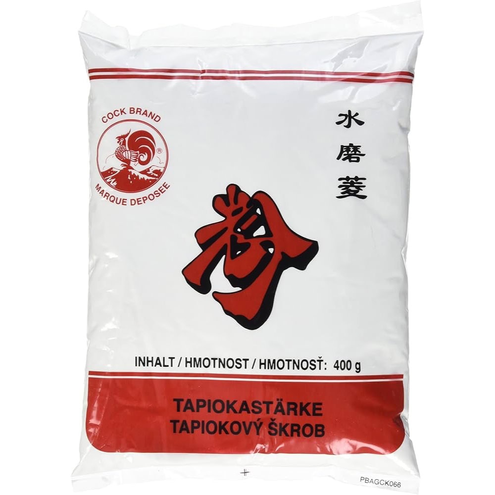 Asiatischer Tapiokastärke in 400g Packung, asiatische Lebensmittel.