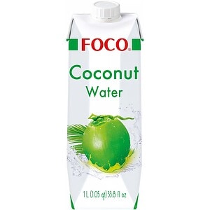 Asiatischer Lebensmittel Online-Shop, Kokoswasser in Tetra Pak.