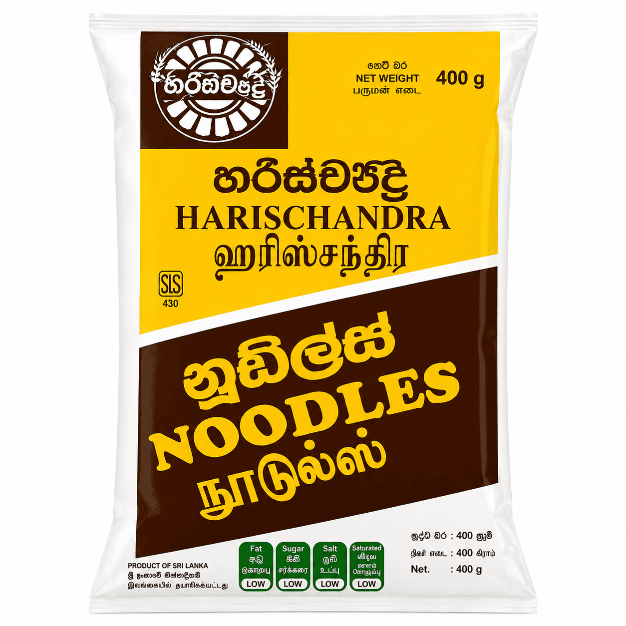 Asiatische Nudeln im Online-Shop, 400g Packung, asiatische Küche.