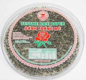 Sesam-Reispapier für asiatische Gerichte im Online-Shop.