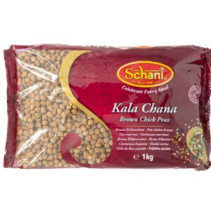 Asiatische Lebensmittel Online-Shop, Kala Chana Kichererbsen 1kg.