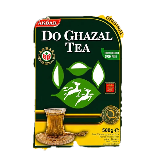Asiatischer Lebensmittelladen - Do Ghazal grüner Tee 500g.