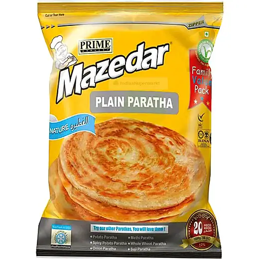 Asiatischer Lebensmittel Online-Shop, Prime Mazedar Paratha, Fladenbrot.