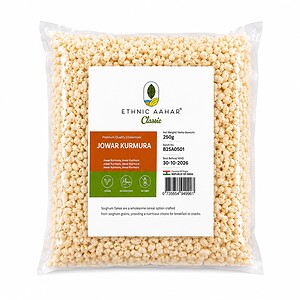 Asiatische Lebensmittel Online-Shop, Jowar Kurmura in Verpackung.