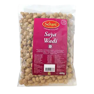 Asiatische Lebensmittel Online-Shop, Soya Wadi in Verpackung.
