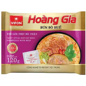Asiatische Instant-Reisnudeln mit Rindfleisch, 120g, VIFON.