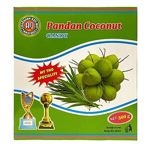 Asiatische Lebensmittel Online-Shop, Pandan Kokosnuss, 500g.