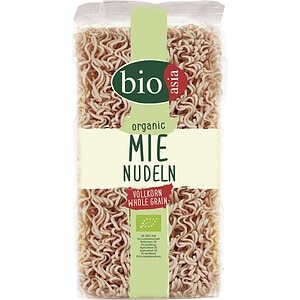 Bio Mie Nudeln, Vollkorn, organic, asiatisch, glutenfrei, vegan.