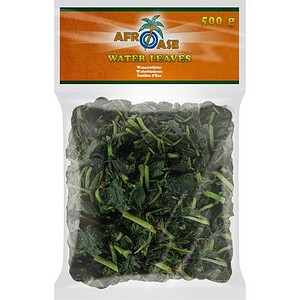Asiatische Wasserblätter für asiatische Gerichte, 500g Packung.
