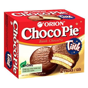 Asiatischer Lebensmittel Online-Shop mit ChocoPie Verpackung.