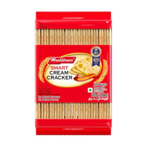 Asiatischer Lebensmittel Online-Shop, Maliban Cream Cracker in roter Verpackung.
