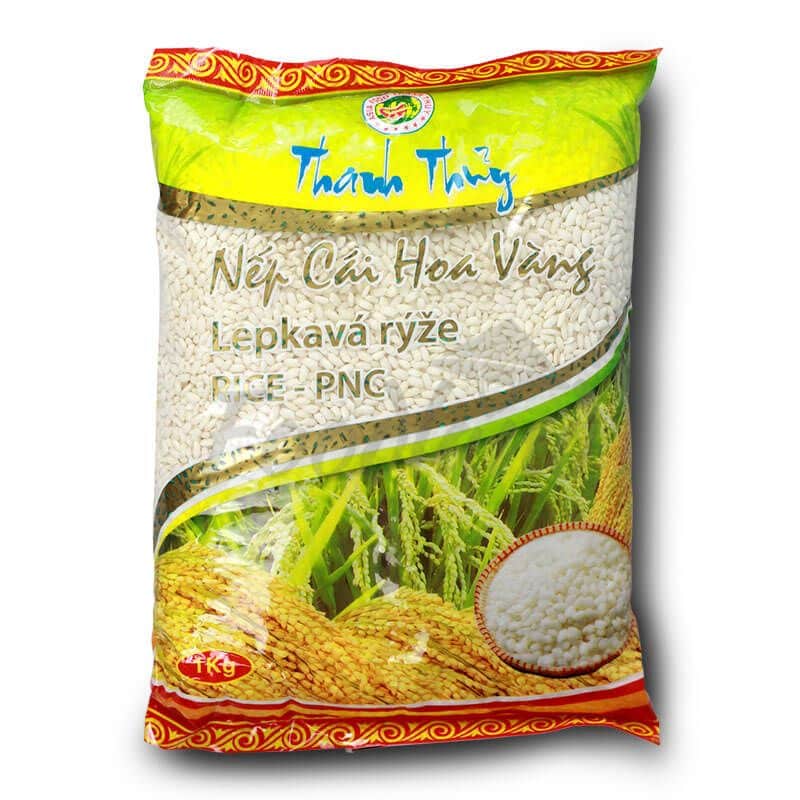 Reis im asiatischen Lebensmittel Online-Shop, 1kg Packung, frische Qualität.