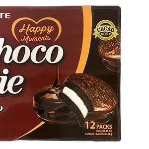 Asiatischer Lebensmittel Online-Shop mit Choco Pie Verpackung.