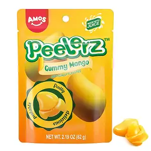 Asiatische Fruchtgummis Mango, glutenfrei, 62g.