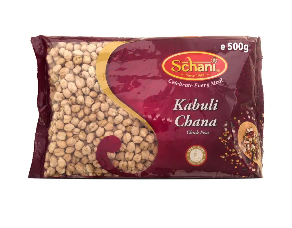Asiatische Kichererbsen im 500g Beutel, ideal für asiatische Gerichte.
