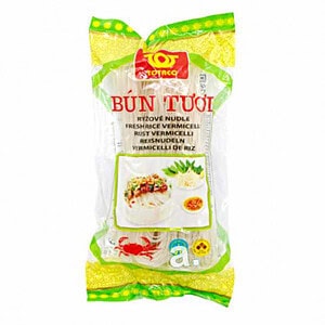 Asiatischer Lebensmittel Online-Shop. Frischer Reisnudel Bún Tươi für asiatische Gerichte.
