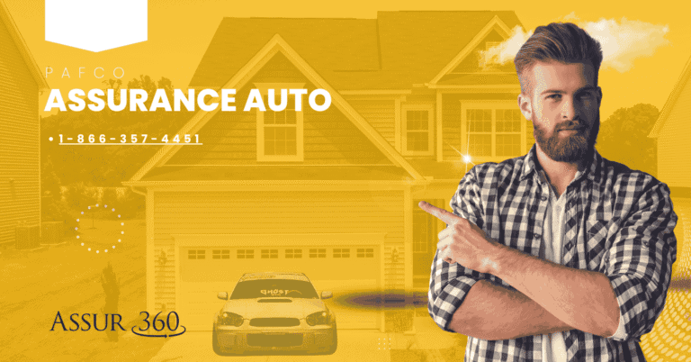 Publicité Assurance Auto avec numéro de contact.