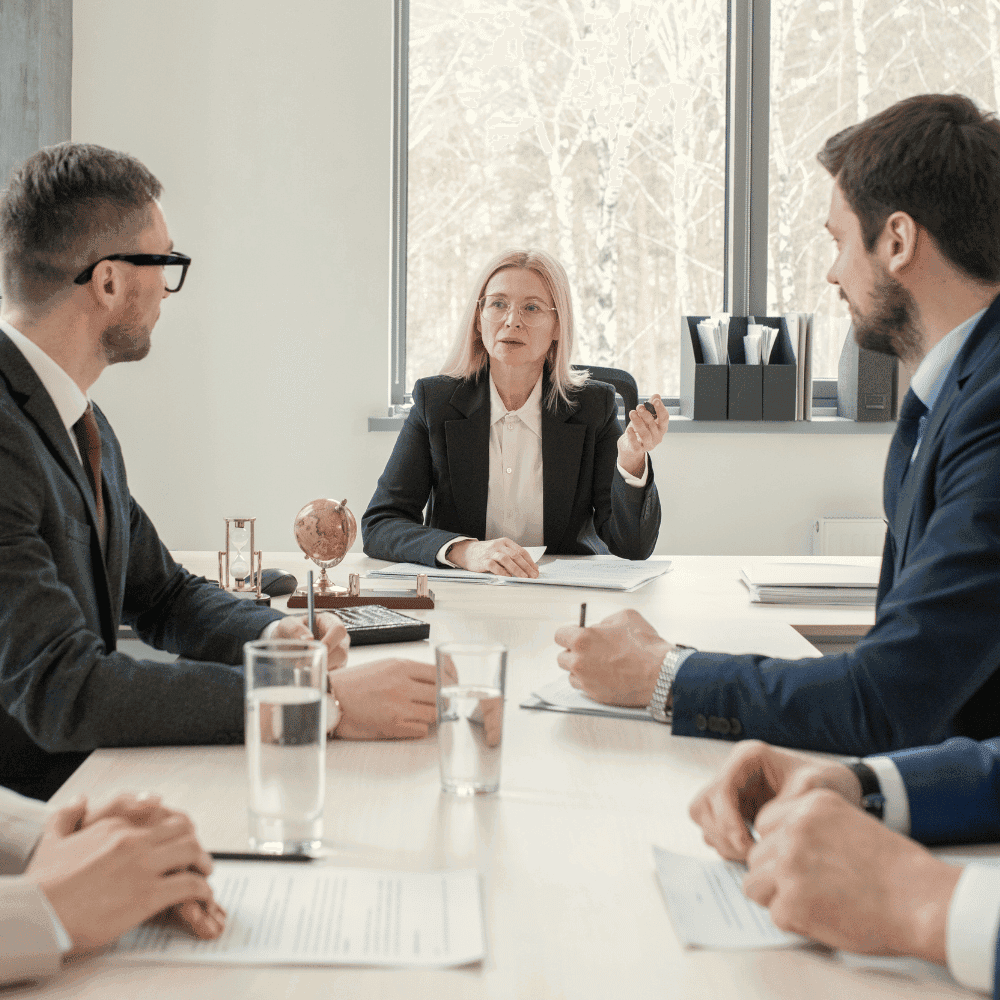 Professional meeting in the conference room
