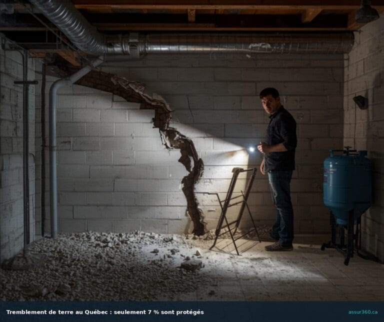 Man inspects crack wall fireplace