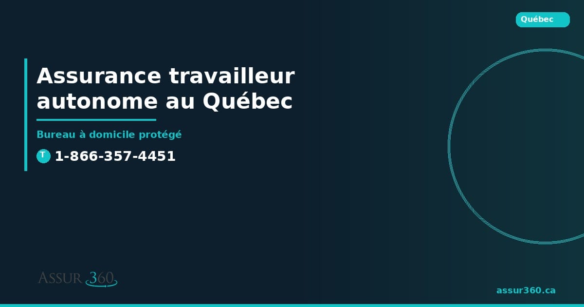 Self-employed insurance Quebec: office, equipment, professional liability