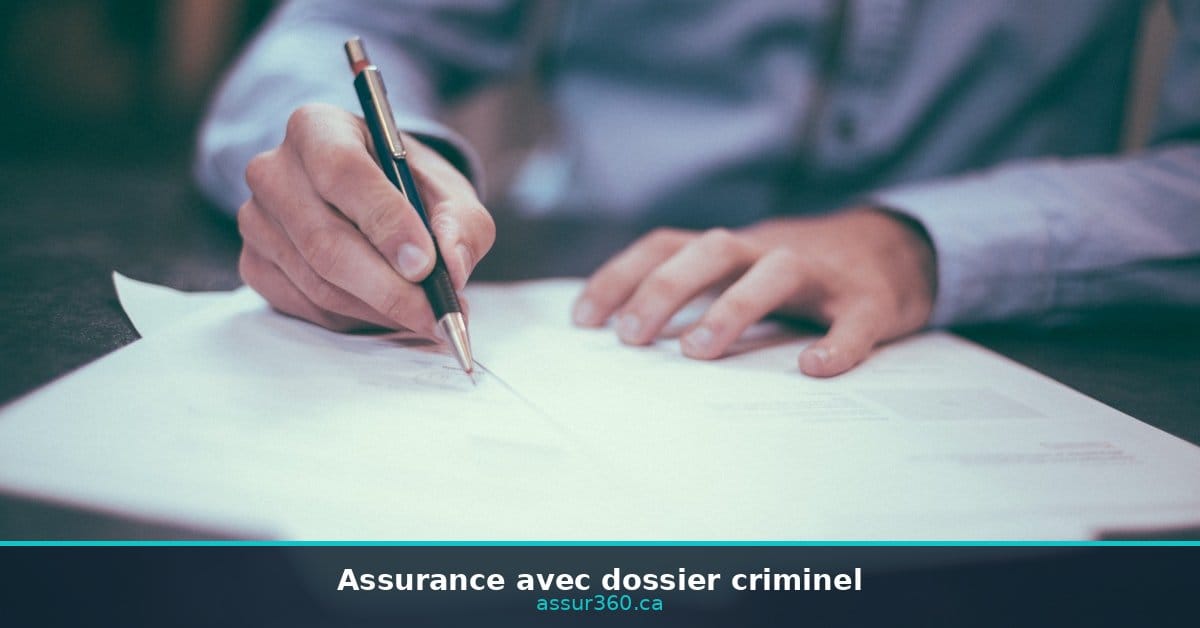Assurance auto avec dossier criminel au Québec — solutions sous-standard 2026