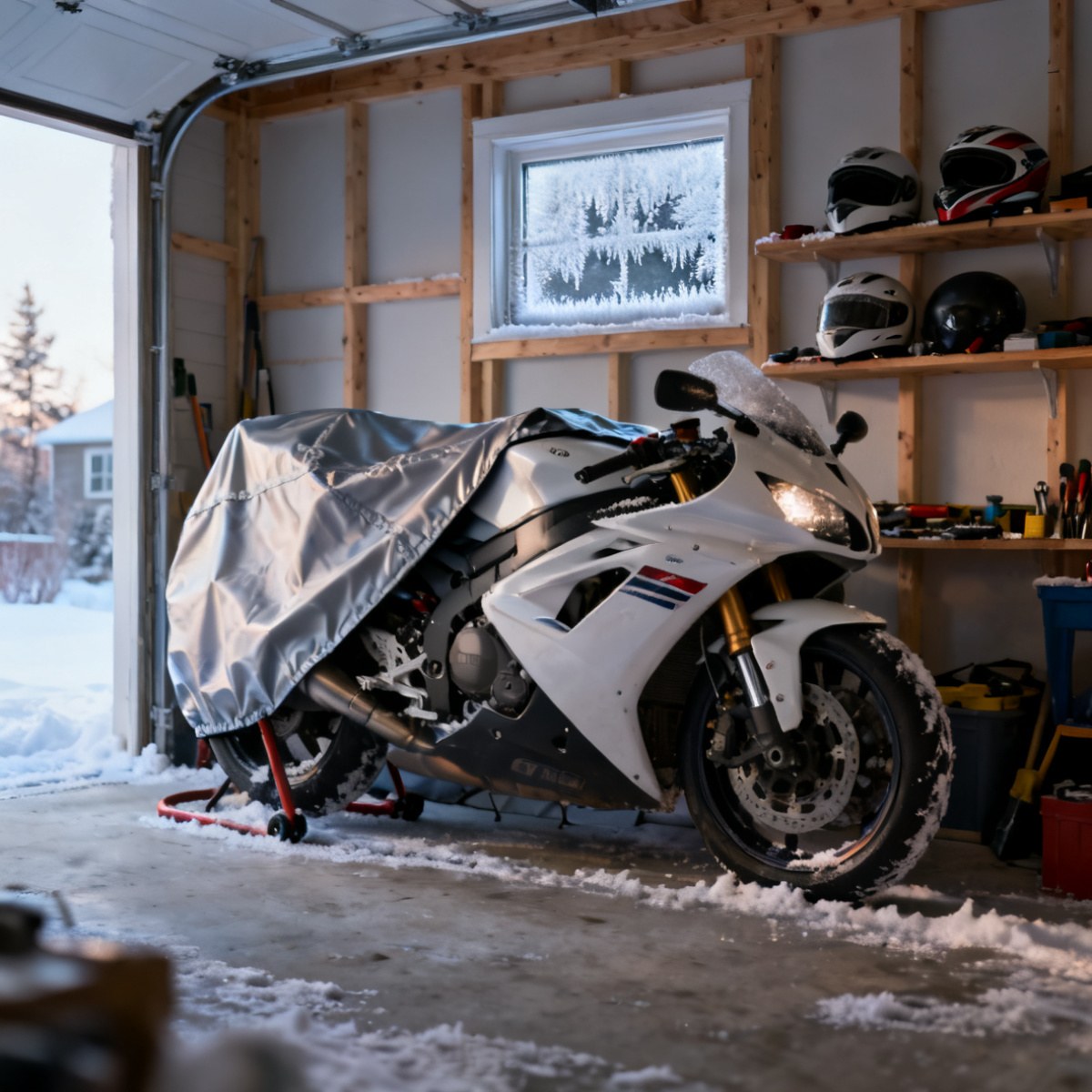 Remisage hivernal moto Québec — assurance saisonnière Assur360