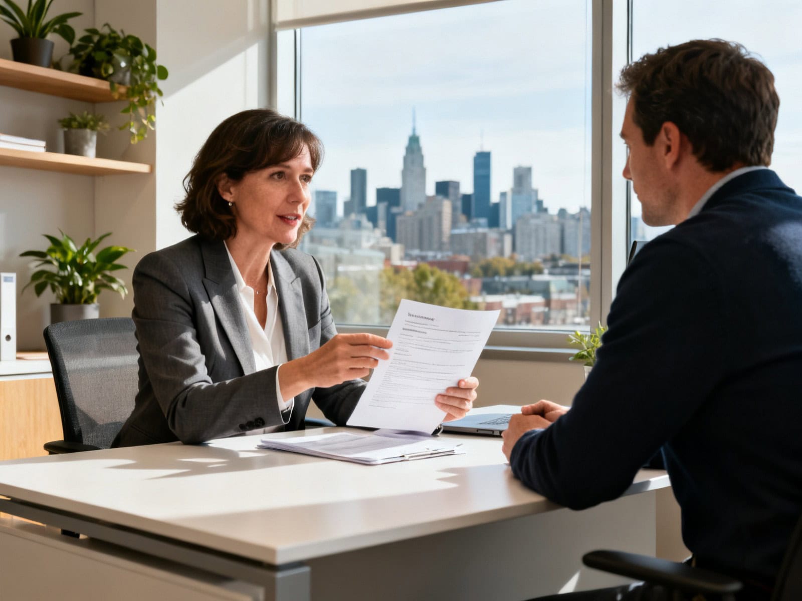 Advisor and client signing civil liability protection