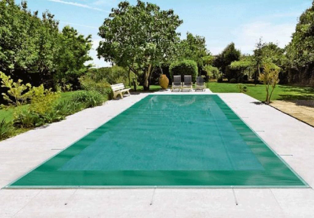Rete di protezione per piscina, sicura e resistente agli agenti atmosferici