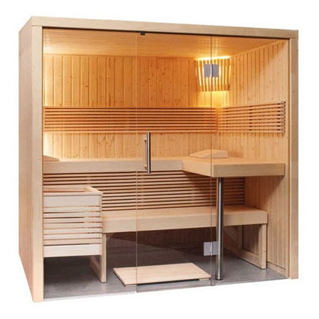 Cabina Panorama Small: la scelta ideale per spazi ridotti. Un design elegante e funzionale, perfetto per chi cerca comfort e qualità in una sauna compatta. Scopri di più!