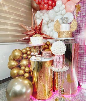 Party Backdrop Rentals Treat cart