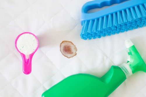 Blood stain on mattress