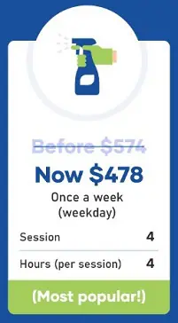 $474 cleaning package