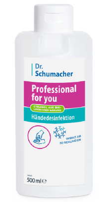 Händedesinfektion flüssig - Professional for you von Dr. Schumacher