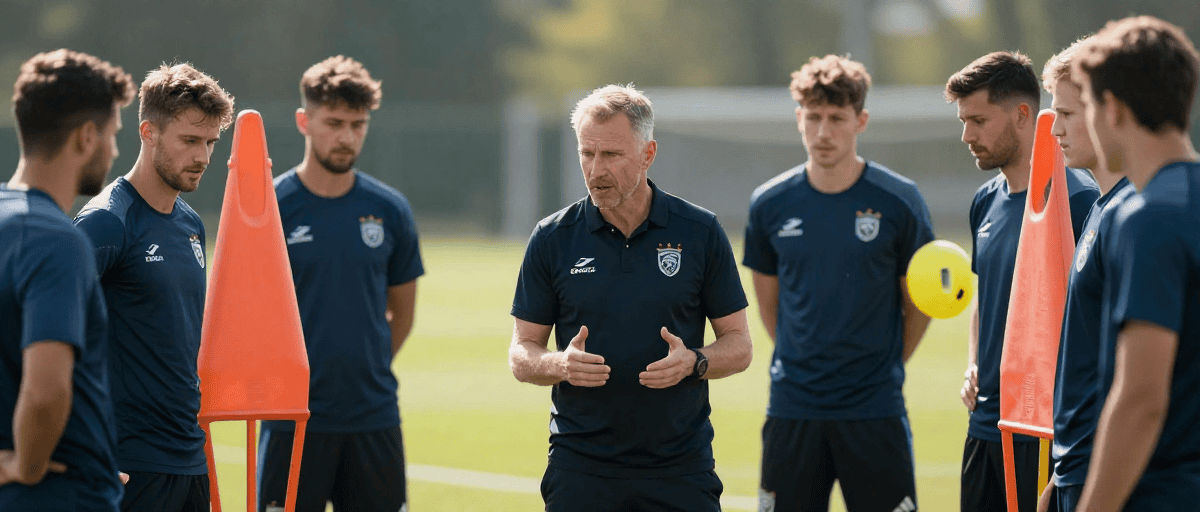 Entraîneur tactique football