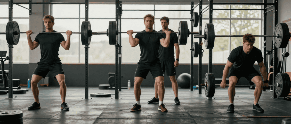 Force musculation homme salle gym poids lourd.